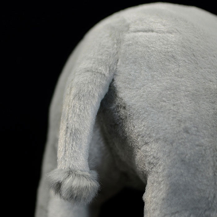Simulated standing big white rhinoceros plush toy white doll lovely doll animal model gift