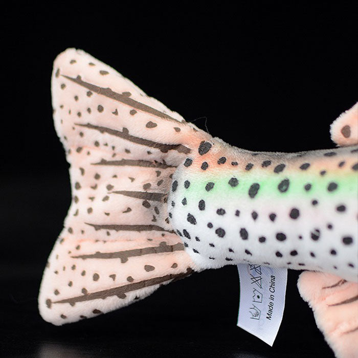 Cute trout doll simulation rainbow trout plush toy simulation animal plush toy 42CM