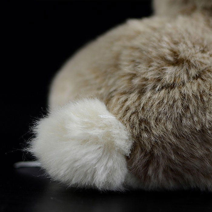 MIKECRACK Cute rabbit plush toy super cute brown rabbit doll simulation rabbit rabbit animal gift 20CM