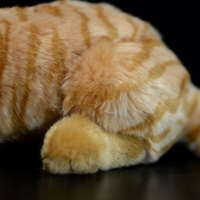 Japanese crouching cute tiger cat doll simulation doll