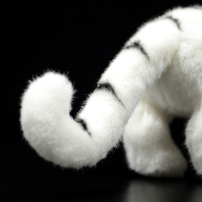 Simulation posture Tiger plush toy white tiger doll cute white tiger doll simulation animal model gift