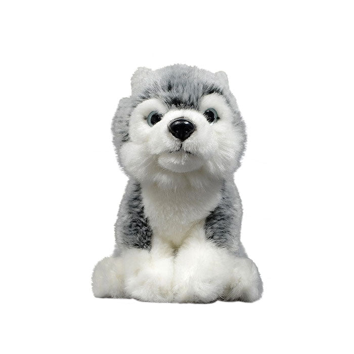 Tail sheet of foreign trade is exported to the United States squat husky dog doll simulation animal plush toy