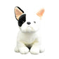 Cute dog doll simulates French Bulldog doll squatting dog plush toy 28cm