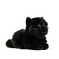 Super pure black cat plush toy doll cute little cat doll simulation cat plush toy