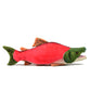Cute red salmon doll red salmon plush toy simulated animal plush toy 39cm